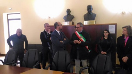 Davide Faraone e il Sindaco di Francofonte